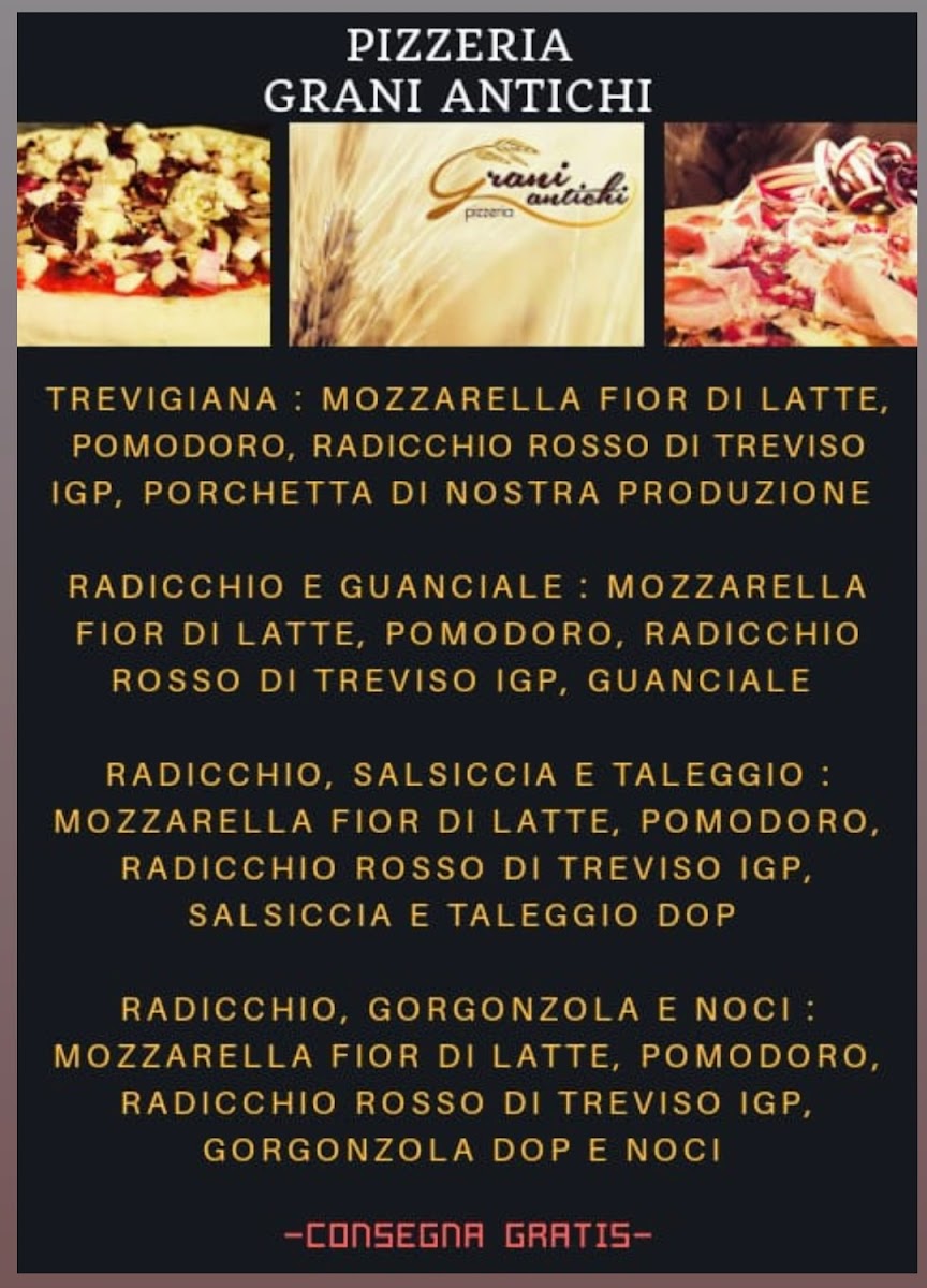 Menu Pizzeria Grani Antichi - Mogliano Veneto-4